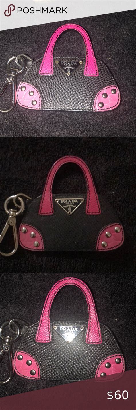 real real prada keychain.